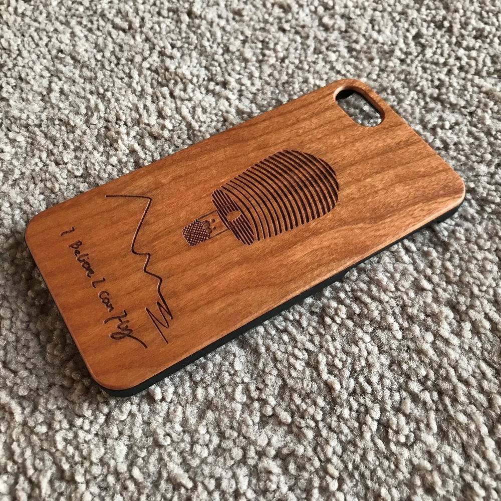 Apple Phone 7 Case Back Cover Real Wood Case